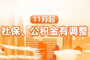 歡享匯 | 11月起，社保、公積金有調(diào)整